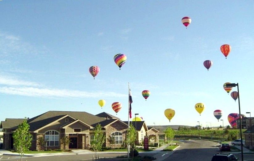 Balloons on "Erie day"
