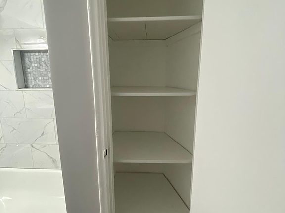 Linen Closet in Bathroom