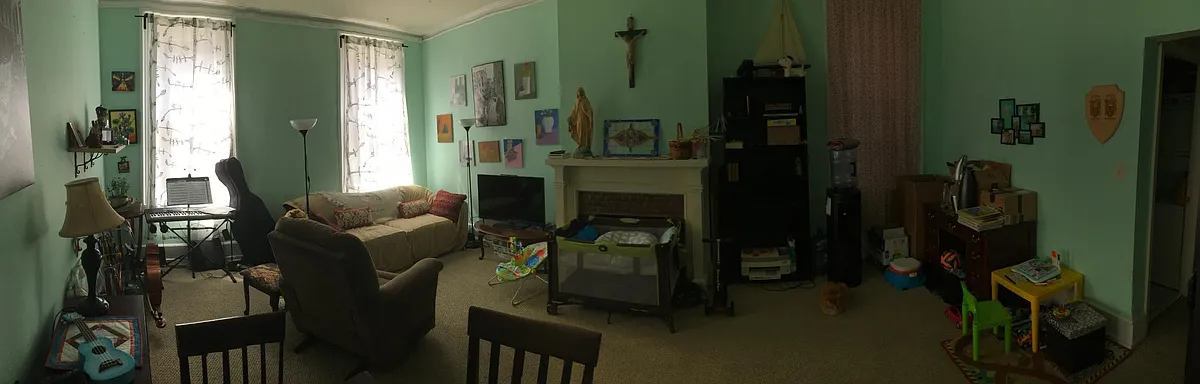 Living Room Pano - 1007 Spruce St #2