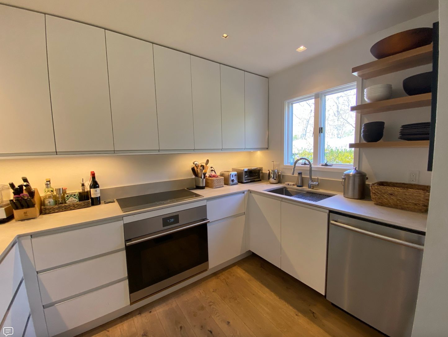  Renovated kitchen.