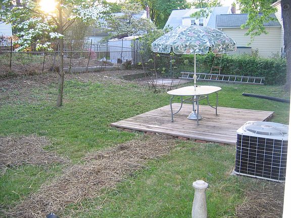View of Deck from back door