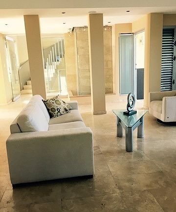 open concept lving room