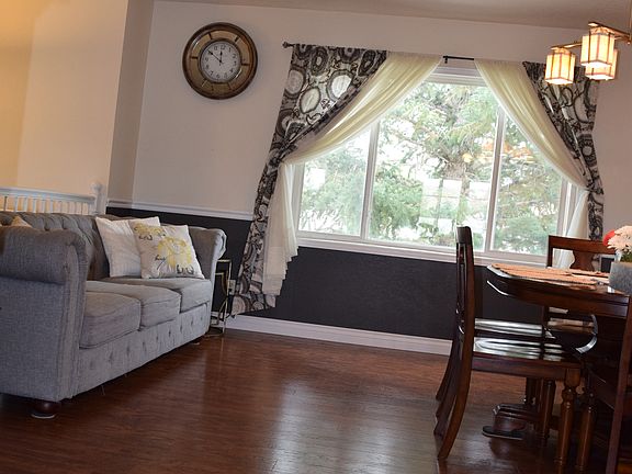 Upstairs dining and living