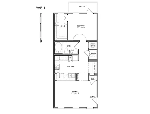Floor plan Stag's Leap 7A8.1