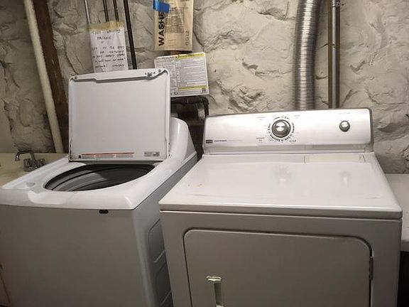free washer and dryer in basement
