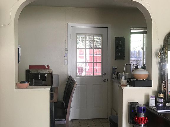 East facing, patio entrance.