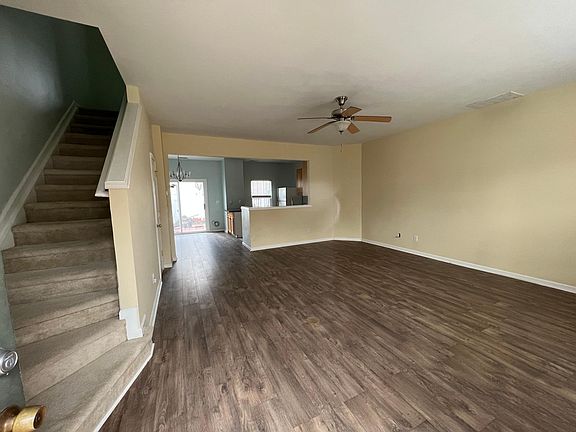 Living room and stairs
