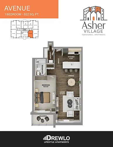 Floor plan 204