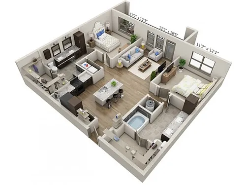Floor plan Mezzo