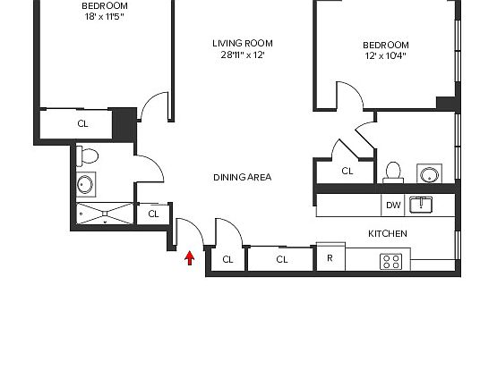 2nd image of 300 Mercer St APT 15d