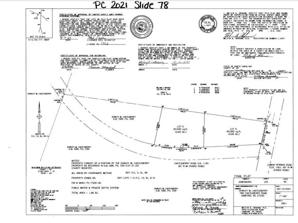 4 Castleberry Rd Lot 4, Sanford, NC 27332