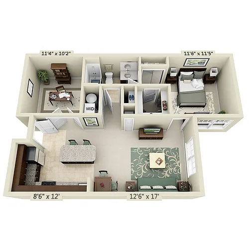 Floor plan A1K