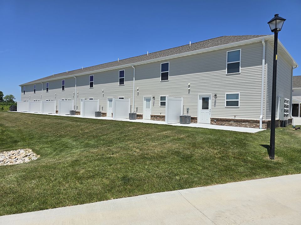 Rear of Townhome Building