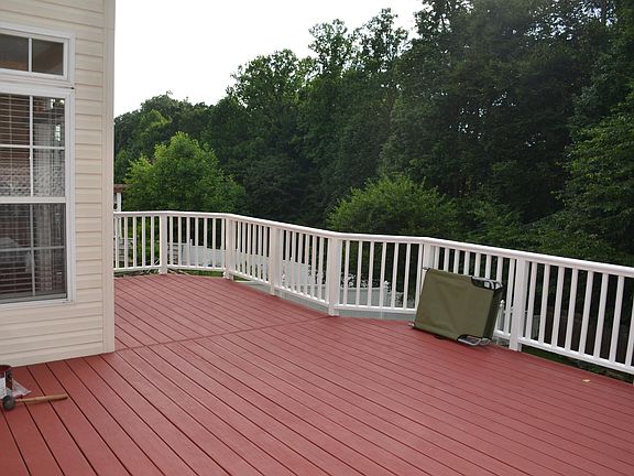 Large Freshly Painted Deck
