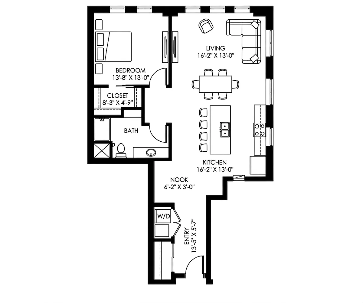 Floor plan Docks 6A