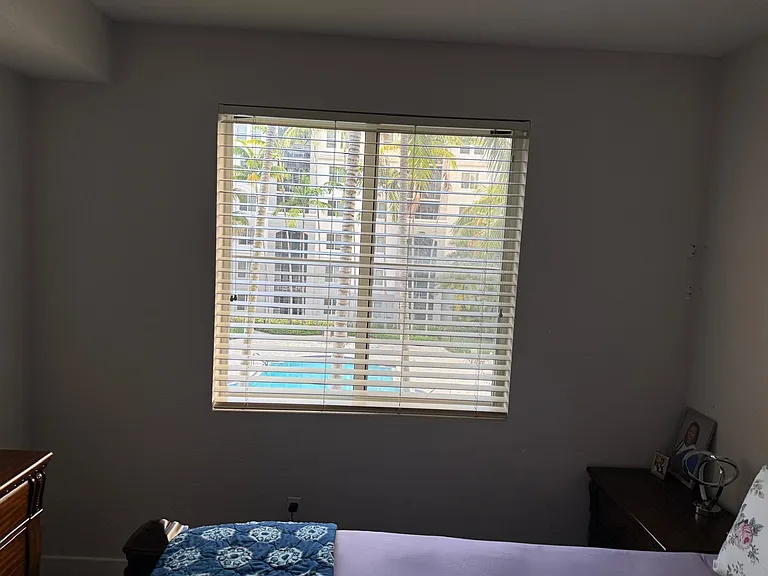 Pool view from Second spacious bedroom