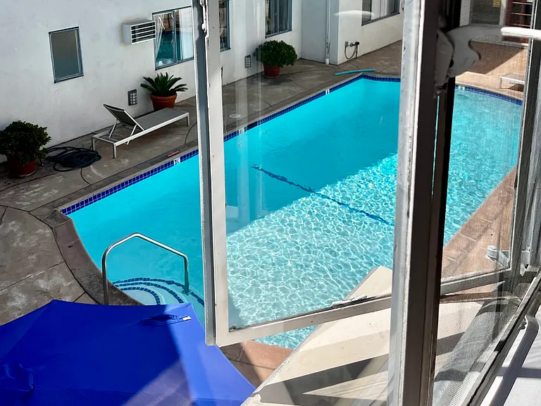 Pool view from unit 202