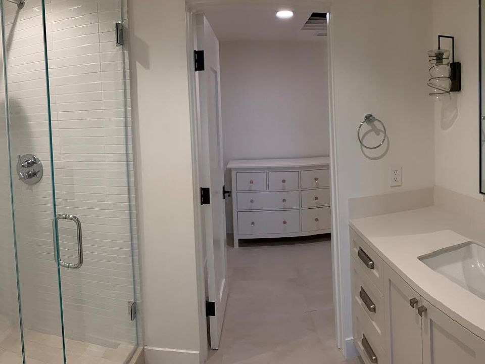 The bathroom.