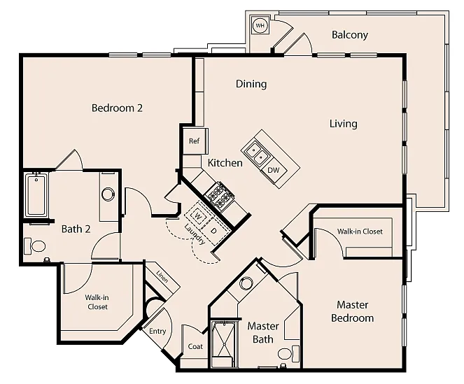 Floor plan 2CE