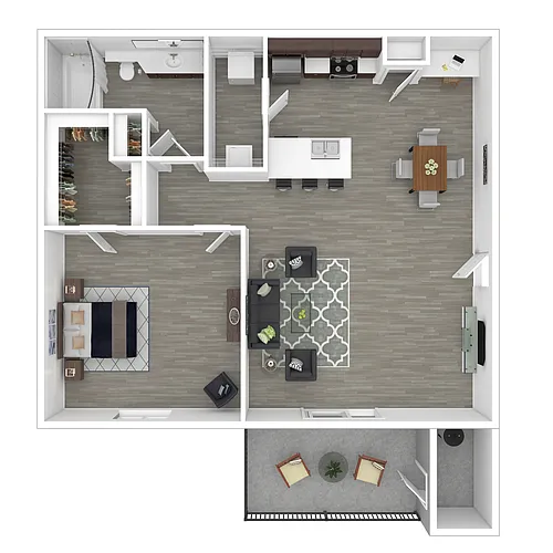 Floor plan Phase 2-1x1-762- Partial Renovation