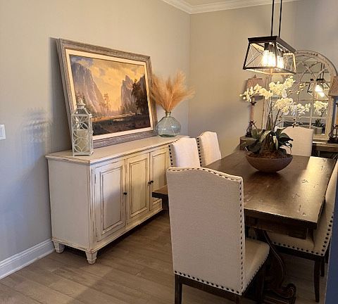 formal dining area
