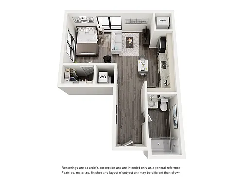 Floor plan Studio