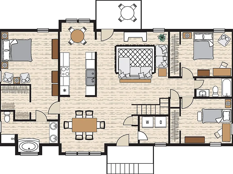 Main Level Layout