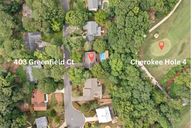 Ariel View of property and golf course