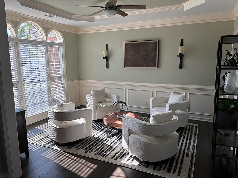 Sitting Room great for reading, conversation, and relaxing from the day!