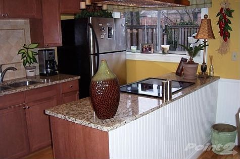 3cm granite counter tops and new cabinets