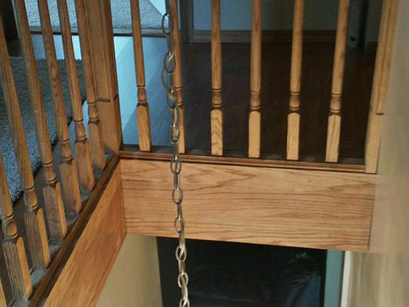 Oak Railing 