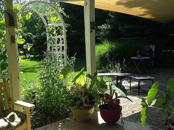 Porch and patio