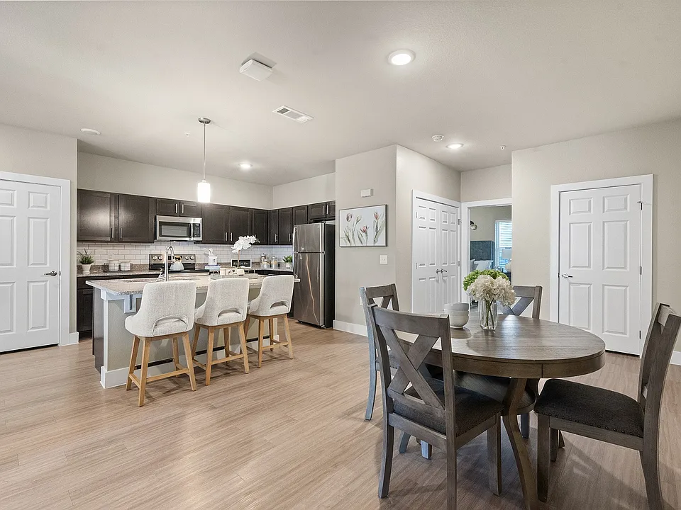 Kitchen and Dining Area Prairie Gate Community
