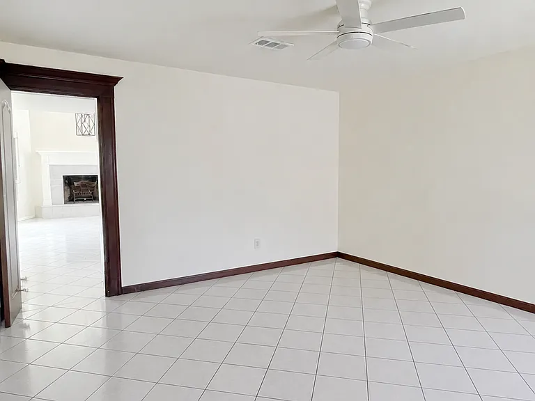 Downstairs living space
