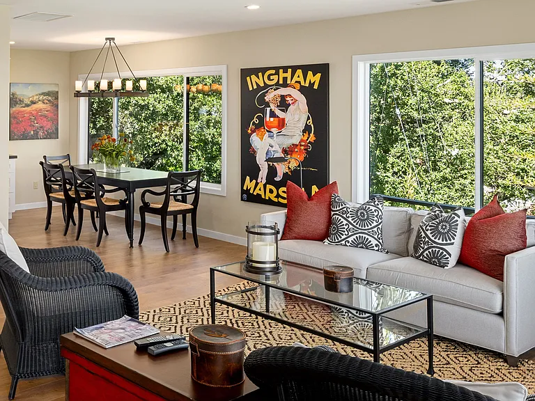 Guest house living area