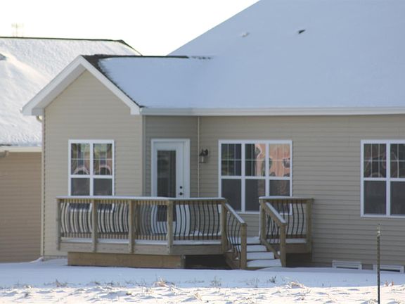 Exterior view of Deck and Rear of Home