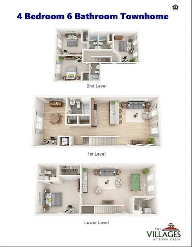 Floor plan 4 Bed 6 Bath