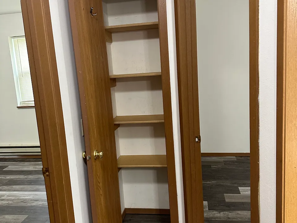 Hallway linen closet