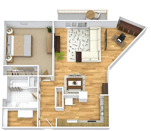 Floor plan Lowry