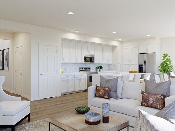 Plan 3 Living to Kitchen