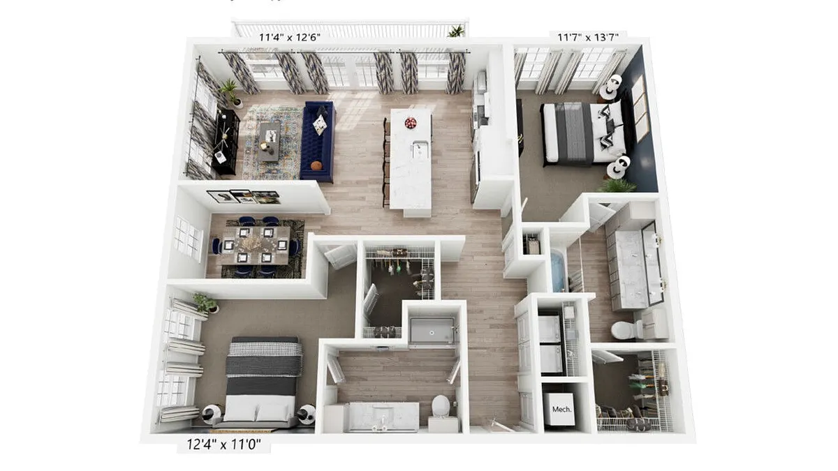 Floor plan B3