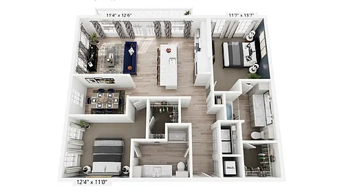 Floor plan B3