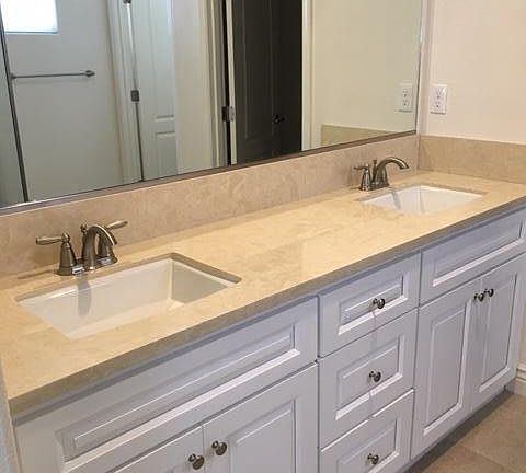 Master Bath Quartz Counters