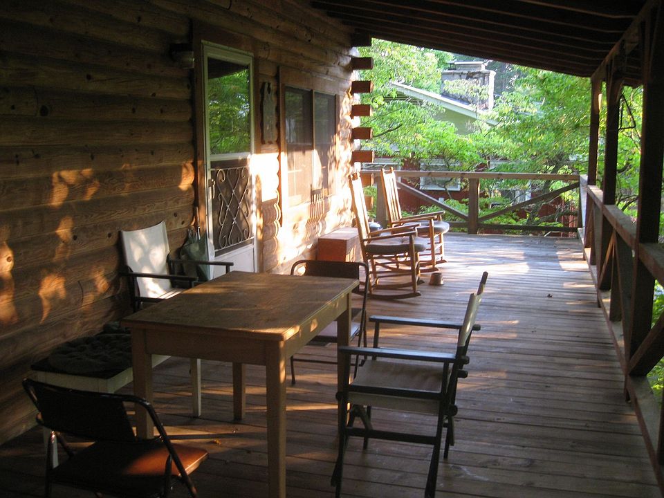 Wrap-around porch