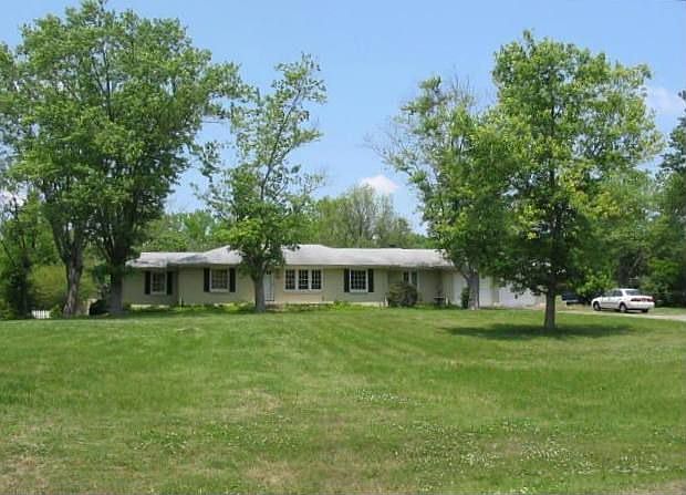 View from street, large level front yard