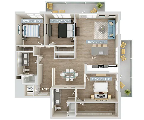 Floor plan C1S-1501-2