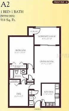 2 bed, 923 sqft, $1,400 — Photo 3