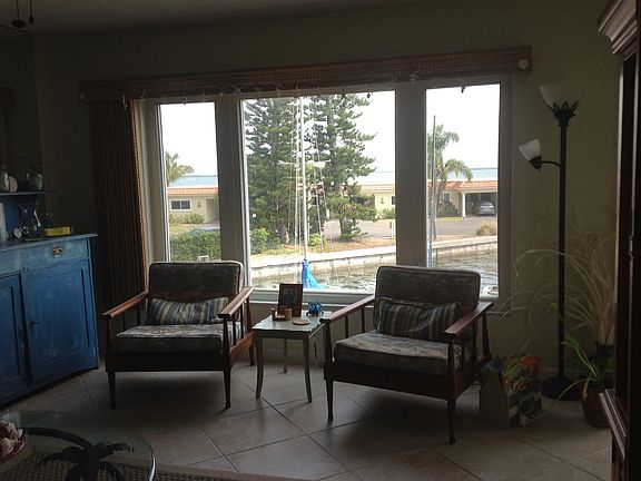 Large picture window.