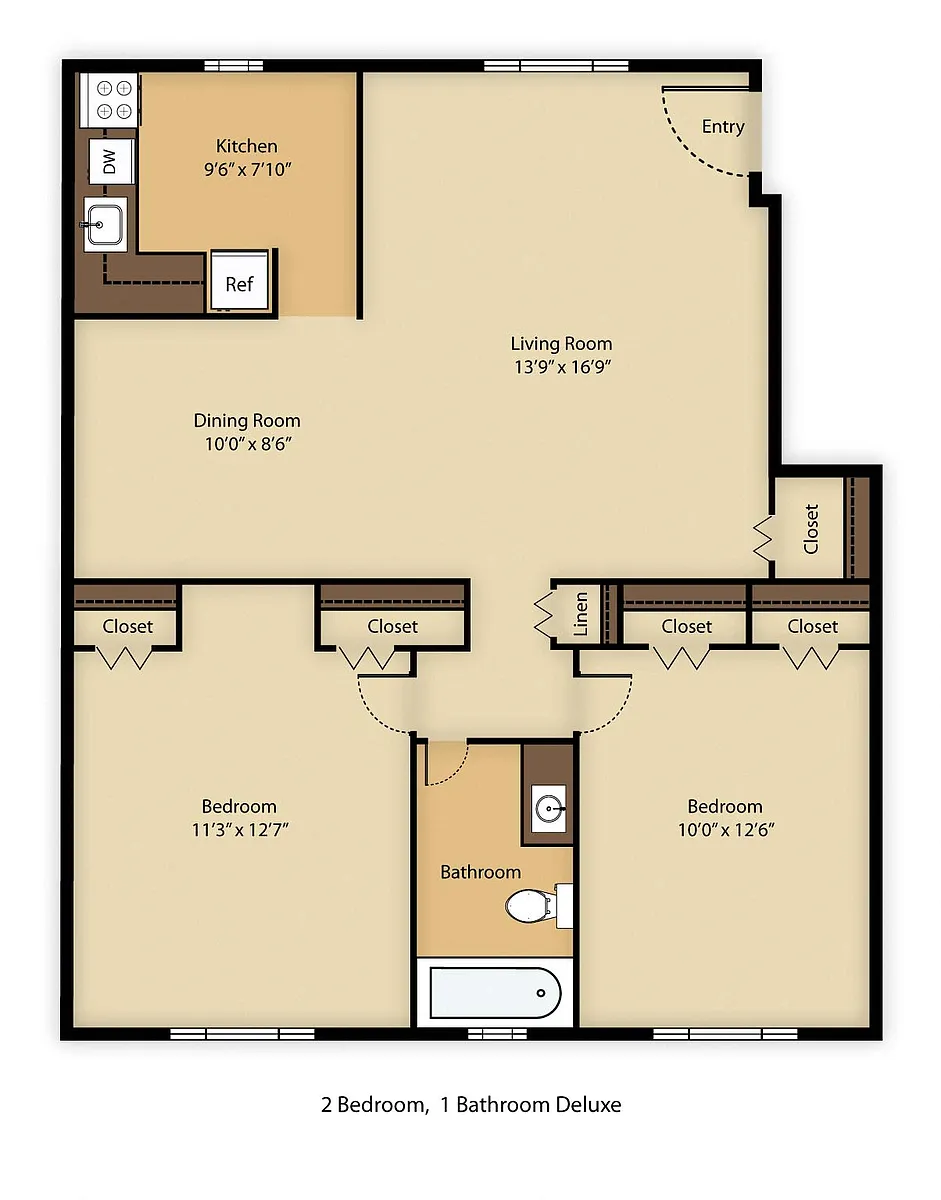 Floor plan The Hudson