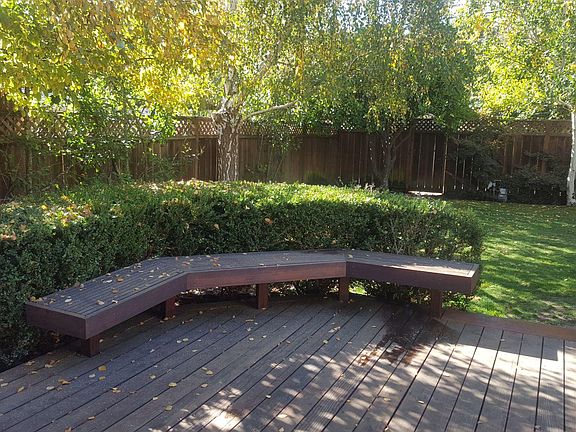 Built-in Bench on Deck